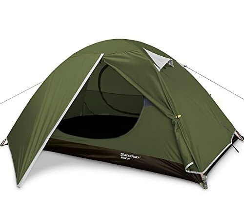 Bessport Camping Tente,2-3 Personnes Ultra Légère Tente Facile à Installer Tentes Dôme Tente 4 Saison Imperméable Ventilée pour Pique-Nique Randonnée Camping