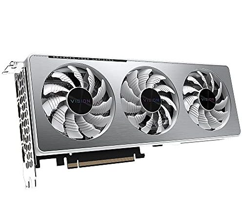 GIGABYTE GeForce RTX 3060 Vision OC 12G (rev. 2.0) NVIDIA 12 Go GDDR6 Gris