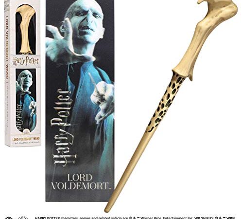 Noble Collection The Lord VoldemortPVC Wand and Prismatic Bookmark