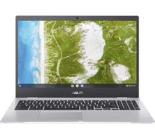 ASUS Chromebook Cx1500CkA, Ordinateur Portable avec Écran 15,6" FHD Antireflet, Intel Celeron N4500, RAM 8 G0, 64 GO EMMC, Chrome OS, Argent