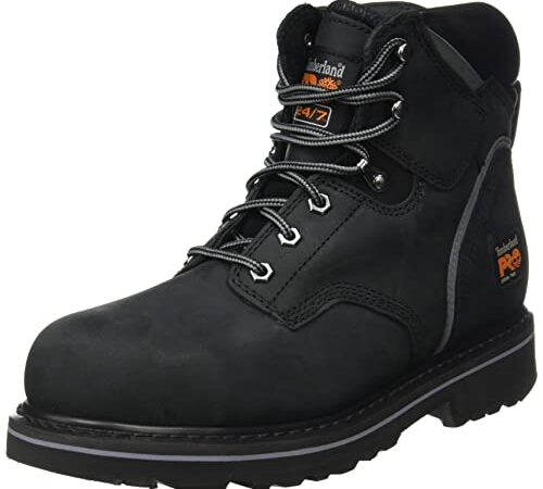 Timberland PRO Homme 6 in Pit Boss Botte Industrielle, Noir, 45 EU