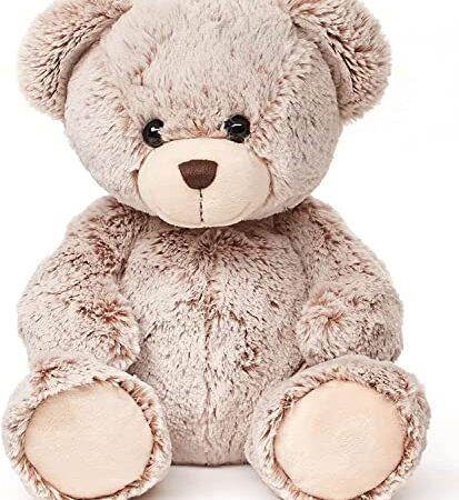 Uni-Toys - Teddy Super Doux (Marron Clair) - 24 cm (Hauteur) - Ours en Peluche, Nounours - Peluche, Doudou