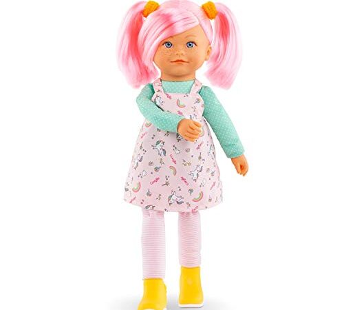 Corolle - Mes Rainbow Dolls, Praline, Dès 3 Ans, 9000300010, Multicolore, 40 cm