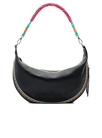 Desigual Bag, Sac Raven Kuwait 2000 Noir Femme, Taille Unique