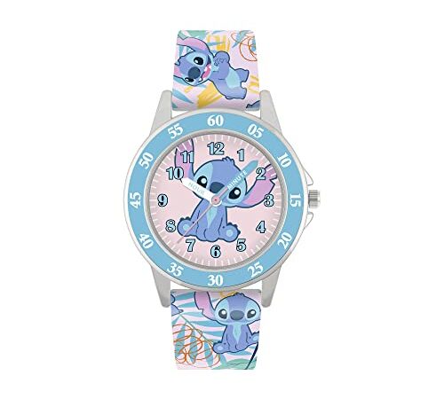 Disney Filles Analogique Quartz Montre avec Bracelet en Silicone LAS9011