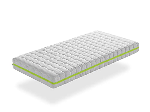 DORMISSIMO Matelas 90X190 LIT Enfants Épaisseur 18 CM ZAFIR Visco - Mousse, Déhoussable, idéal pour Les Lits gigognes et lit cabane