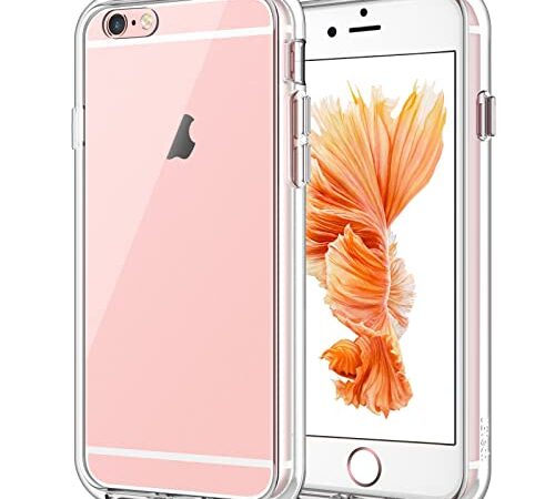 JETech Coque pour iPhone 6s et iPhone 6, Anti-Jaunissement Housse de Protection Transparente Anti-Chocs et Anti-Rayures (HD Clair)