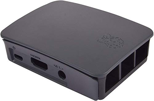 Raspberry Pi - RPI3CASE-BG - Boîtier PC - Étui pour Modèle B – Noir/Gris