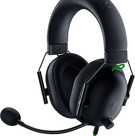 Razer BlackShark V2 X - Casque Gaming Esports Multiplateforme (Haut-parleurs Triforce de 50mm, Annulation Passive du Bruit Avancée, Son 7.1 Surround, Microphone Cardioïde) Noir